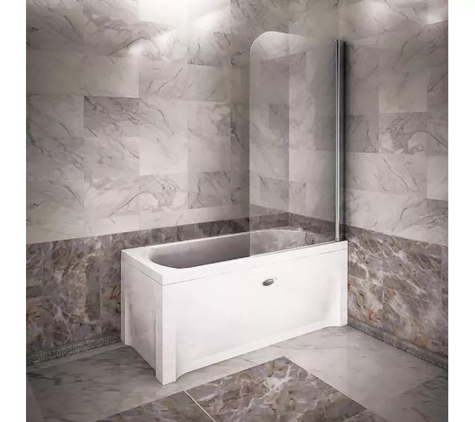 Душевая шторка  на ванну  Radomir (140*75) правая/левая, Ориентация: Левая