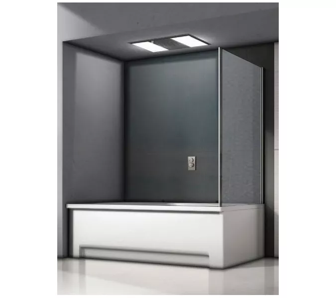 Боковая стенка к  ванне Good Door SCREEN SP, Цвет стекла: матовое, Цвет профиля: Хром, Выбрать размер: 70