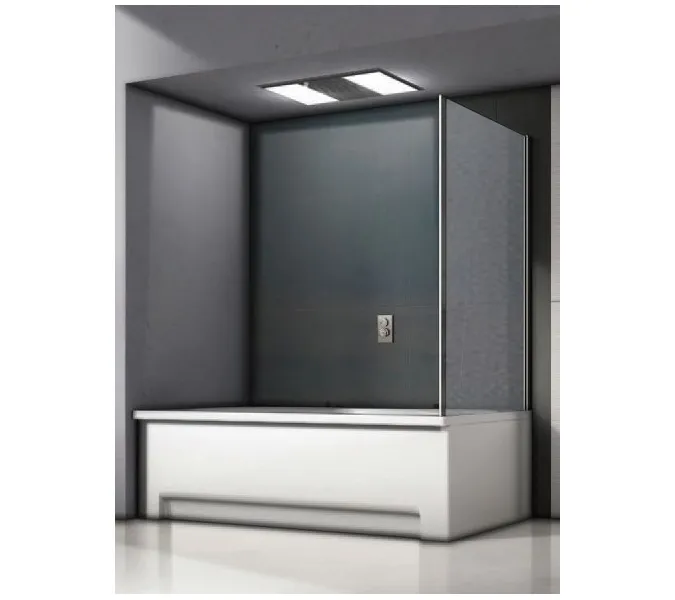 Боковая стенка к  ванне Good Door SCREEN SP, Цвет стекла: матовое, Цвет профиля: Хром, Выбрать размер: 75