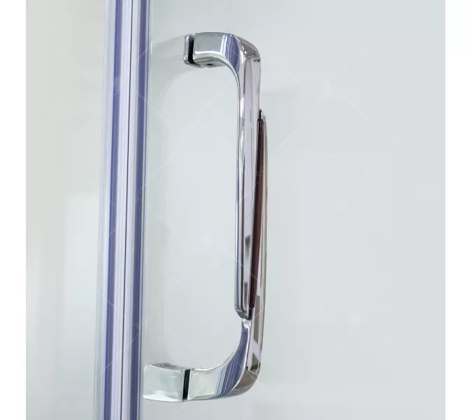 Душевая дверь RGW SA-01, Цвет стекла: прозрачное, Цвет профиля (вариация): Хром-Красный, Выбрать размер: 120, изображение 4