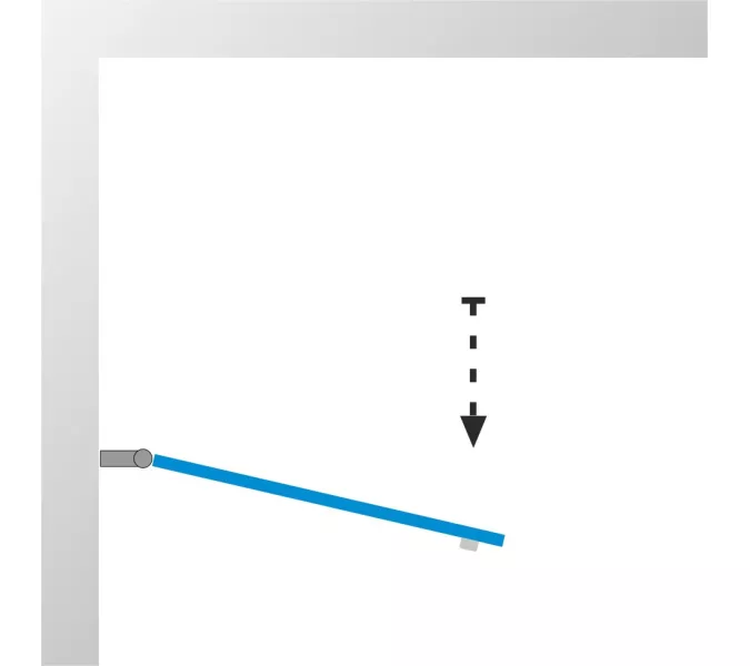 Шторка на ванну Triton Соло 75, Цвет профиля: Хром, изображение 9