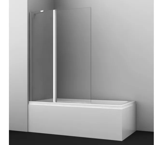 Стеклянная шторка WasserKRAFT Salm 27P02-110 Fixed 110х140, изображение 2