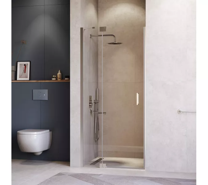 Душевая дверь RGW HO-014, Цвет стекла: прозрачное, Цвет профиля (вариация): Хром, Выбрать размер: 100