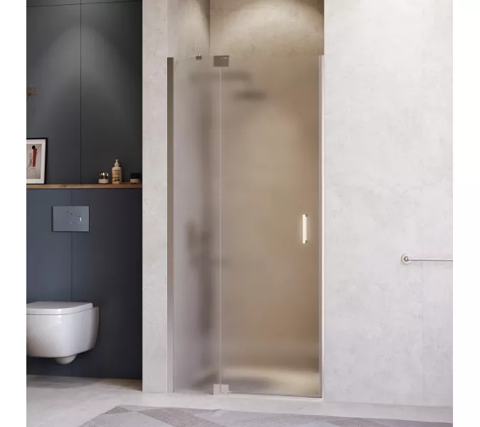 Душевая дверь RGW HO-014, Цвет стекла: матовое-сатинат, Цвет профиля (вариация): Хром, Выбрать размер: 140