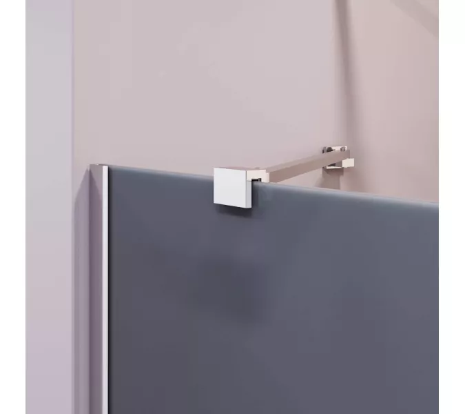 Шторка на ванну RGW SC-150, Цвет стекла: тонированное, Цвет профиля: Хром, Выбрать размер: 90, изображение 2