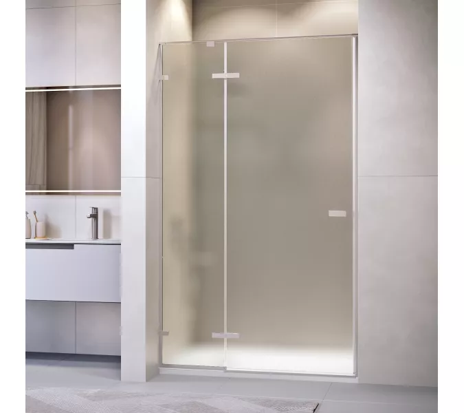 Душевая дверь RGW SV-004, Цвет стекла: матовое-сатинат, Цвет профиля (вариация): Хром, Выбрать размер: 140