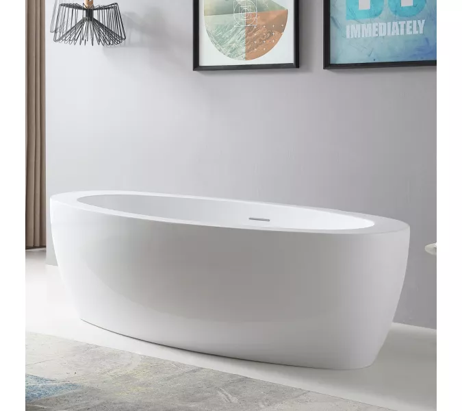 Акриловая ванна ABBER AB9206 185х91