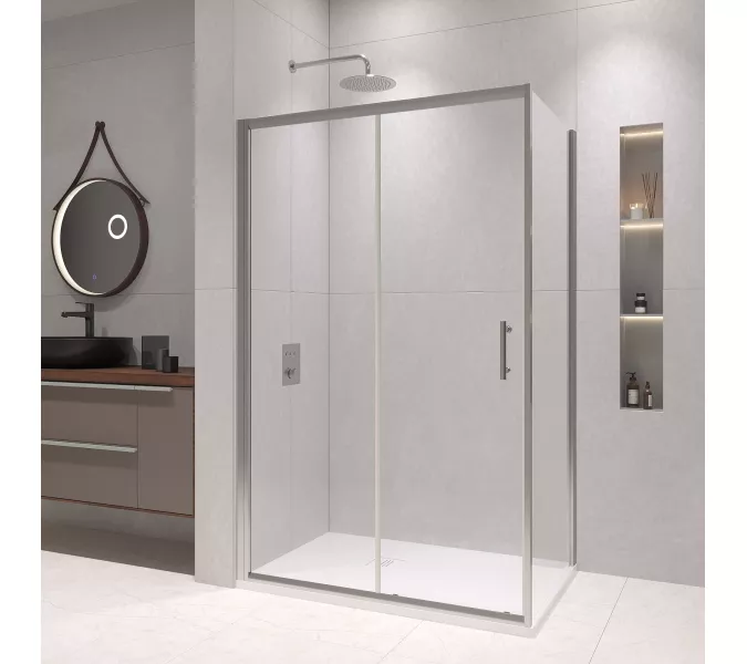 Душевой уголок  RGW PA-145, Цвет стекла: прозрачное, Цвет профиля (вариация): Хром, Выбрать размер: 900x1200