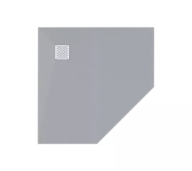 Поддон литьевой Essentia PNT  Графит, Выбрать цвет: Графит, Выбрать размер: 100х100