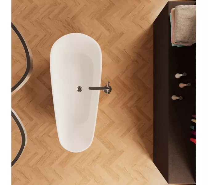 Ванна акриловая Frank F6122  170х75, изображение 4