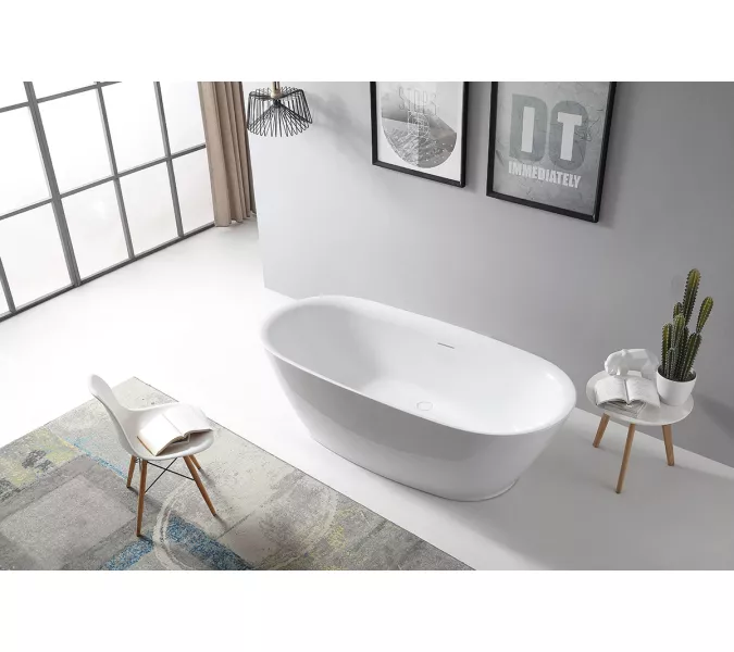 Акриловая ванна ABBER AB9205 180х84, изображение 8