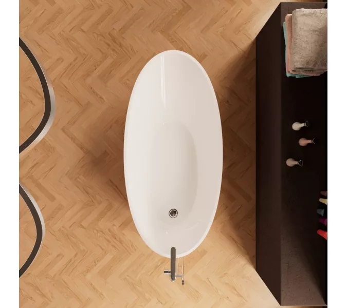 Ванна акриловая Frank F6116 180х85, изображение 4