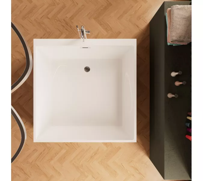 Ванна акриловая Frank F6131 отдельностоящая, изображение 2