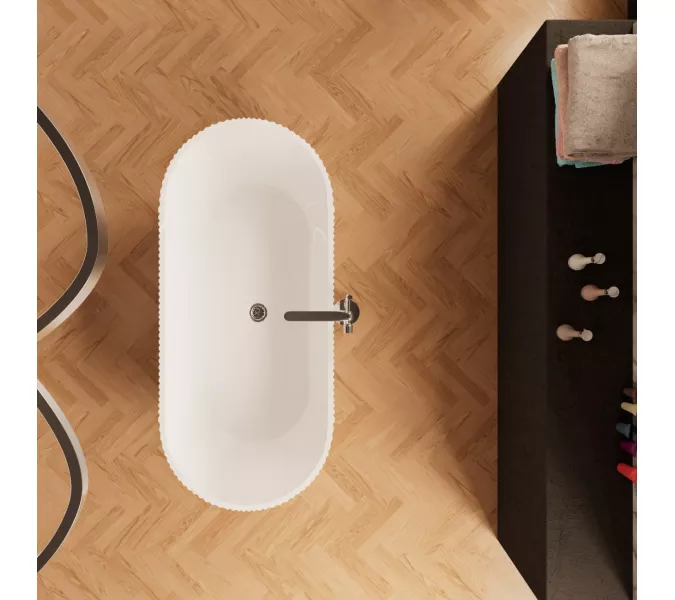 Ванна акриловая Frank F6103 White  170х75, Выбрать цвет: Белый, изображение 4