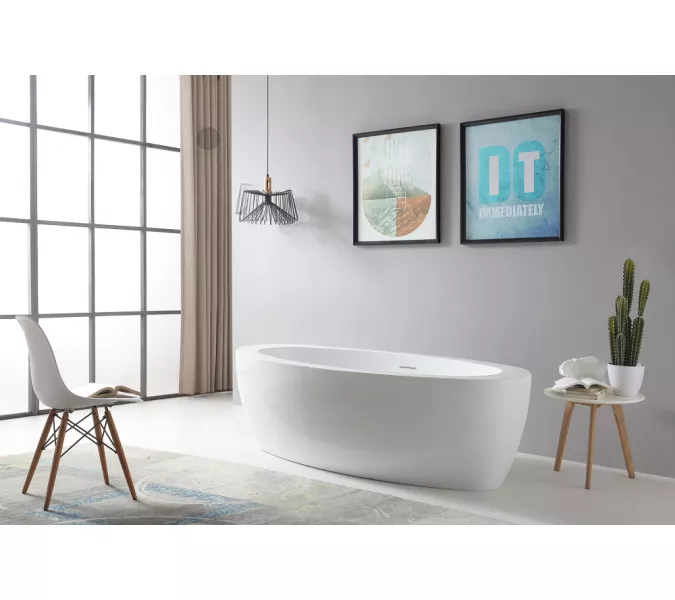 Акриловая ванна ABBER AB9206 185х91, изображение 2