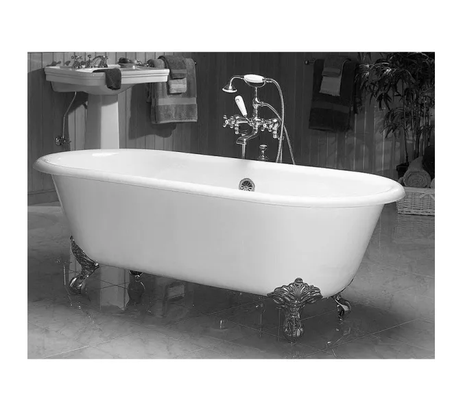 ВАННА чугунная ELEGANSA "GRETTA"  IRON FEET сhrome, изображение 3
