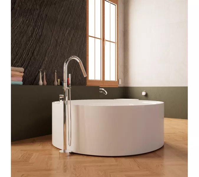 Ванна акриловая Frank F6169 отдельностоящая, изображение 2