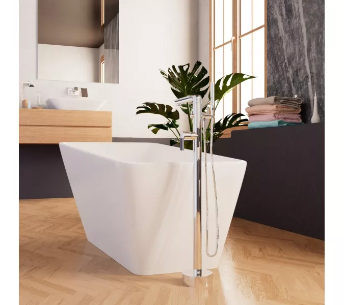 Ванна акриловая Frank F6106 White 170х80, Выбрать цвет: Белый, изображение 3