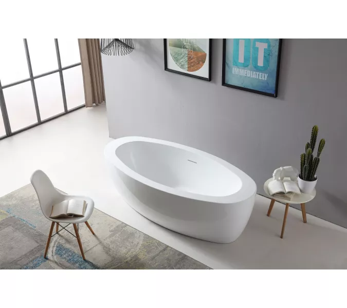 Акриловая ванна ABBER AB9206 185х91, изображение 3