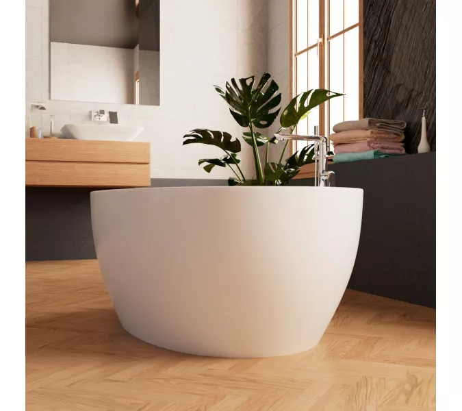 Ванна акриловая Frank F6139 отдельностоящая, изображение 3