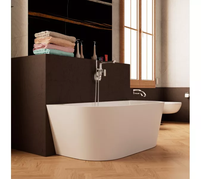 Ванна акриловая Frank F6163 White 170х80, Выбрать цвет: Белый, изображение 2