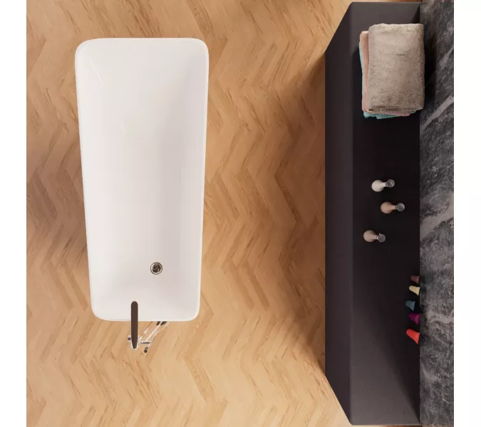 Ванна акриловая Frank F6106 White 170х80, Выбрать цвет: Белый, изображение 4