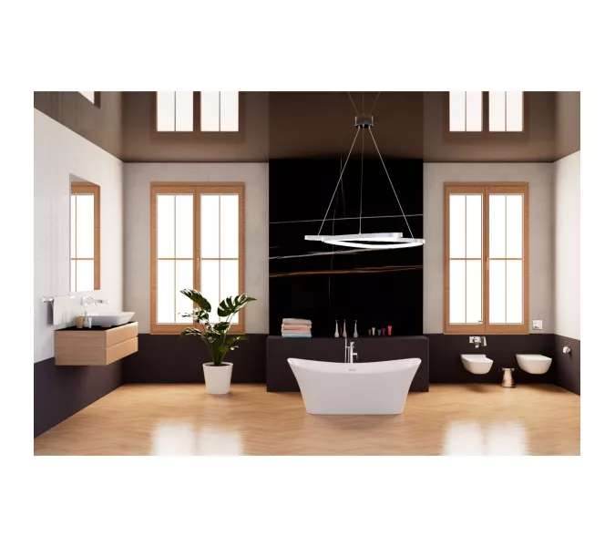 Ванна акриловая Frank F6104 White  170х75, Выбрать цвет: Белый, изображение 5