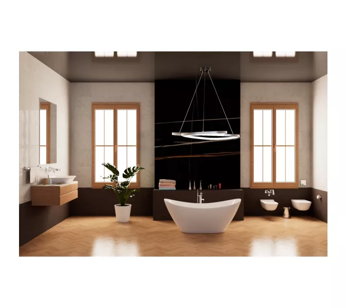 Ванна акриловая Frank F6107 White 170х75, Выбрать цвет: Белый, изображение 5