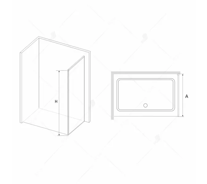 Боковая панель RGW Z-05B  70х195