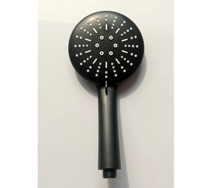 Душевая кабина Frank F400/2 М Black матовое стекло, Цвет стекла: матовое, Цвет профиля: Черный, Тип поддона: Высокий, Выбрать размер: 100х100, Внешний вид: без крыши, изображение 5