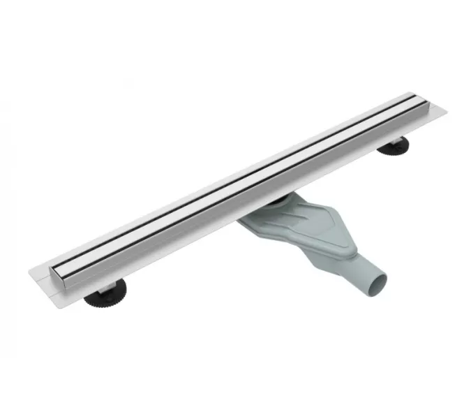 Желоб щелевой ESBANO S-SIDE-60MC/70MC/80MC матовый хром, Выбрать цвет: Матовый хром, Выбрать размер: 600