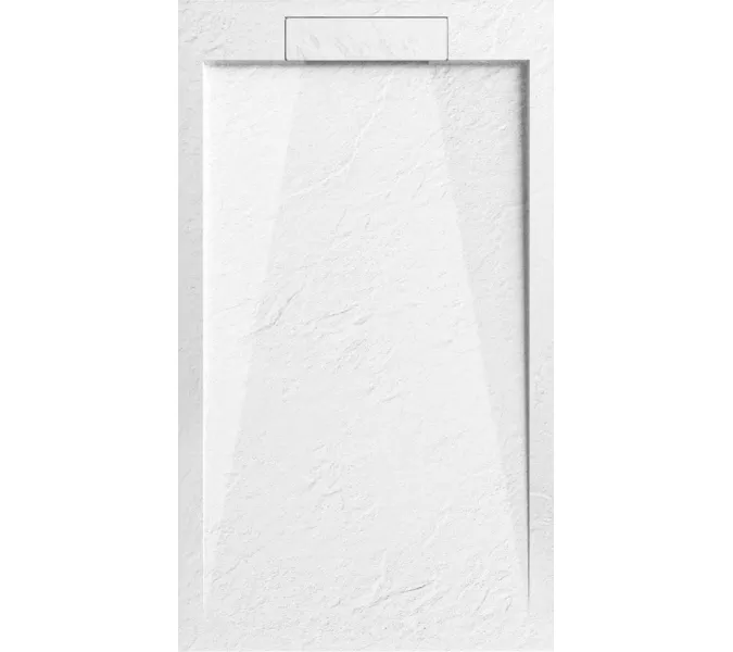 Поддон из искусственного камня, белый ESPLX90W, ESPLX100W, ESPLX108W, ESPLX119W, ESPLX128W, ESPLX129W, Выбрать цвет: Белый, Тип поддона: Низкий, Выбрать размер: 100х80