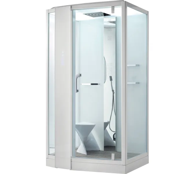 Душевая кабина прямоугольная с паром Orans SR-89105RS/LS White  L/R, Цвет профиля: Белый, Тип поддона: Низкий, Выбрать размер: 120x90, Ориентация: правая