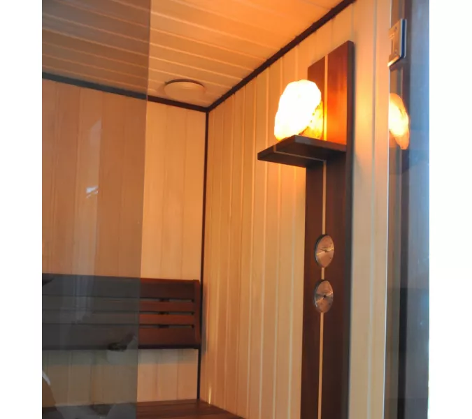 Финская сауна Frank 800 серия, 1 полка, липа/кедр, Выбрать размер: 120х120, Дерево : Липа, изображение 3