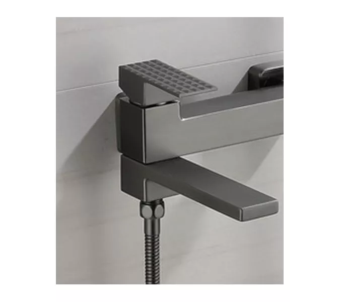 Смеситель для ванны и душа ACWEN BN8669D оружейная сталь, Выбрать цвет: Оружейная сталь, изображение 4