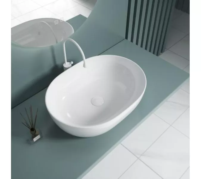 Раковина накладная "CORAL-N"(White), изображение 2