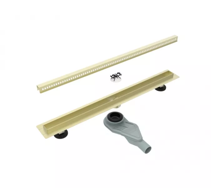 Желоб щелевой ESBANO S-SIDE-60SG/70SG/80SG матовое золото, Выбрать цвет: Матовый золотой, Выбрать размер: 600, изображение 2