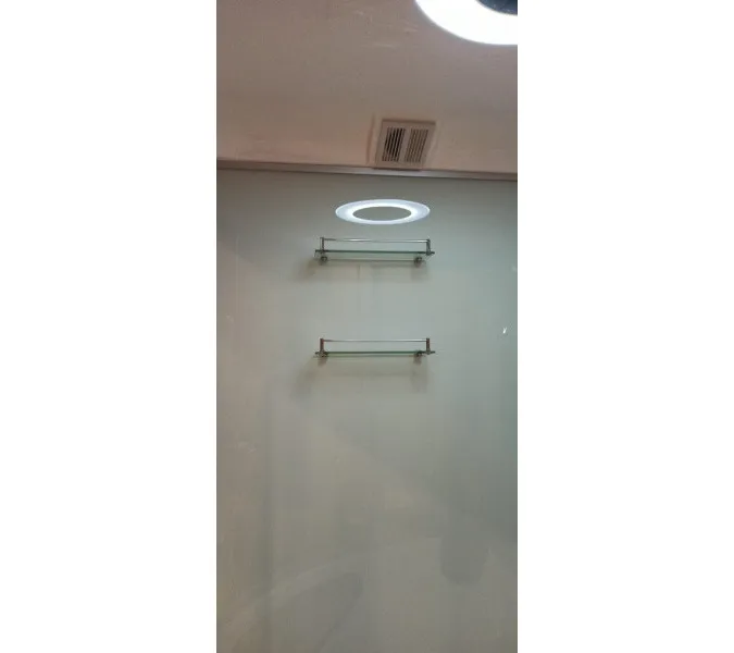 Душевой бокс Frank  угловой F651/F652 с баней/без бани, Цвет стекла: прозрачное, Цвет профиля: Хром, Тип поддона: Высокий, Выбрать размер: 130x130, Комплектация: без бани, изображение 6