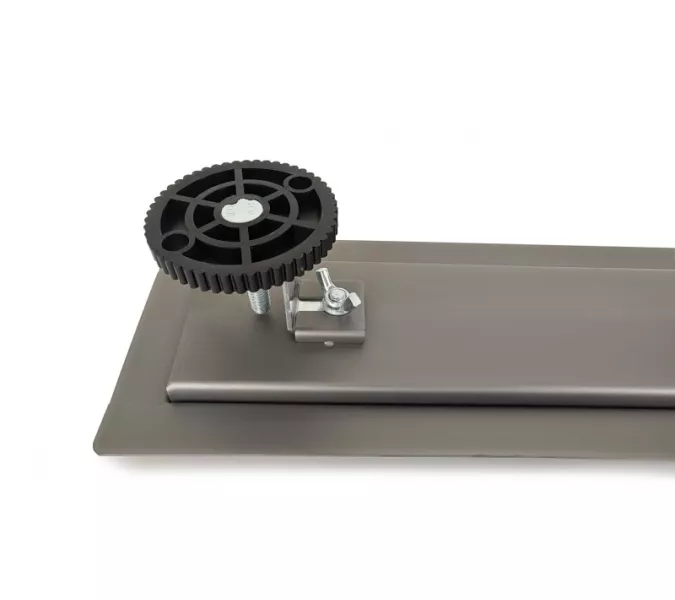 Желоб линейный ESBANO M-RAIN-60/70/80GM оружейная сталь, Выбрать цвет: Оружейная сталь, Выбрать размер: 600, изображение 5