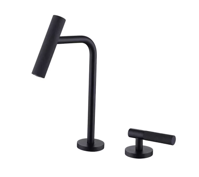 Смеситель для раковины ACWEN BN 063B черный матовый дизайнерский, Выбрать цвет: Чёрный, изображение 4