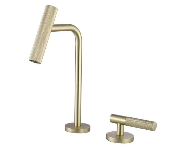 Смеситель для раковины ACWEN BN 063C матовое золото дизайнерский, Выбрать цвет: Золото, изображение 9