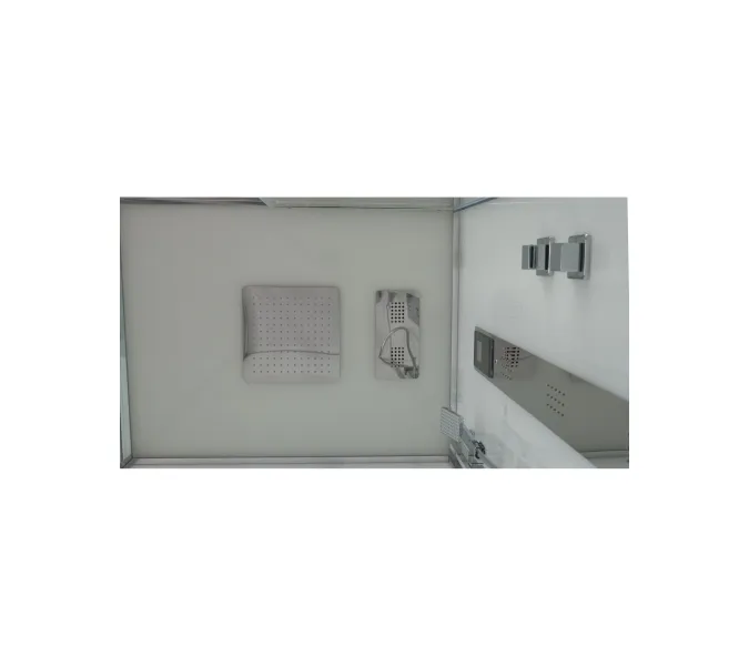 Душевая кабина квадратная Timo Premium NURA H-516 ,100х100, Г/М, баня, электрика, хромотерапия, изображение 4