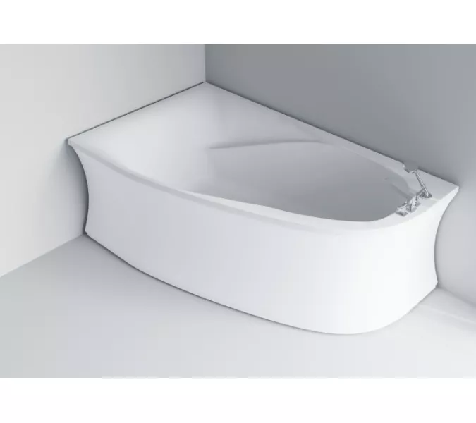 Ванна Astra-Form Селена из искусственного мрамора 170х100 см, Ориентация: левая