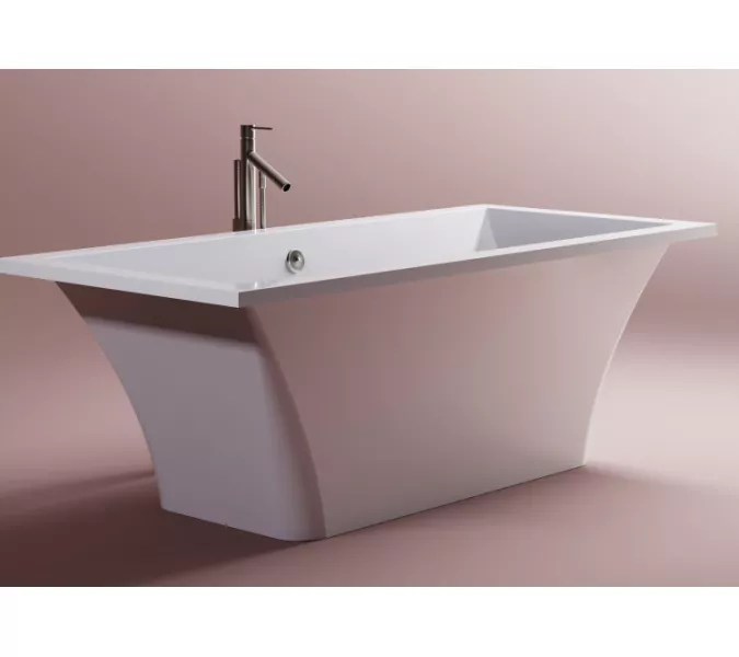 Ванна Astra-Form Лотус из литьевого мрамора 185х85 см, изображение 4