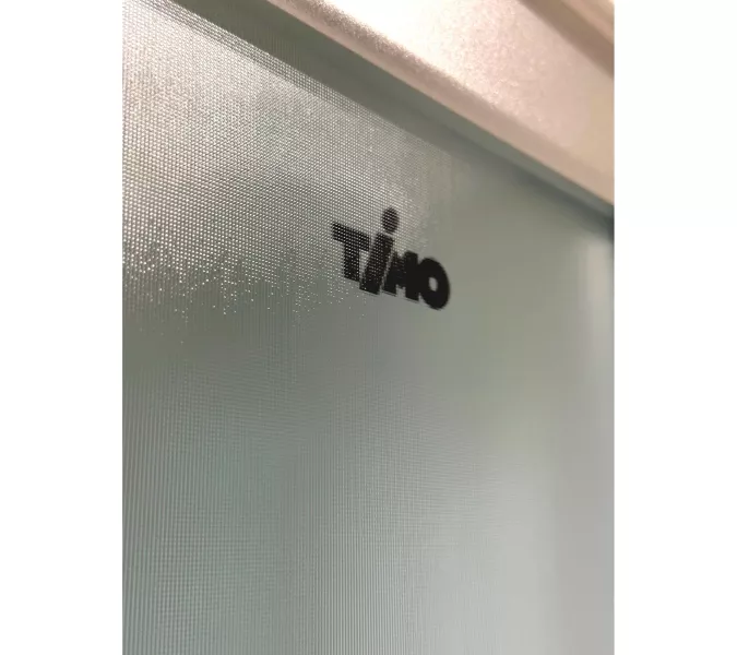 Душевая кабина четверть круга Timo Standart  T-6600/6680/6690 SF высокий поддон, Цвет стекла: матовое, Выбрать цвет: Хром, Выбрать размер: 80x80 , Комплектация: без гидромассажа, изображение 4