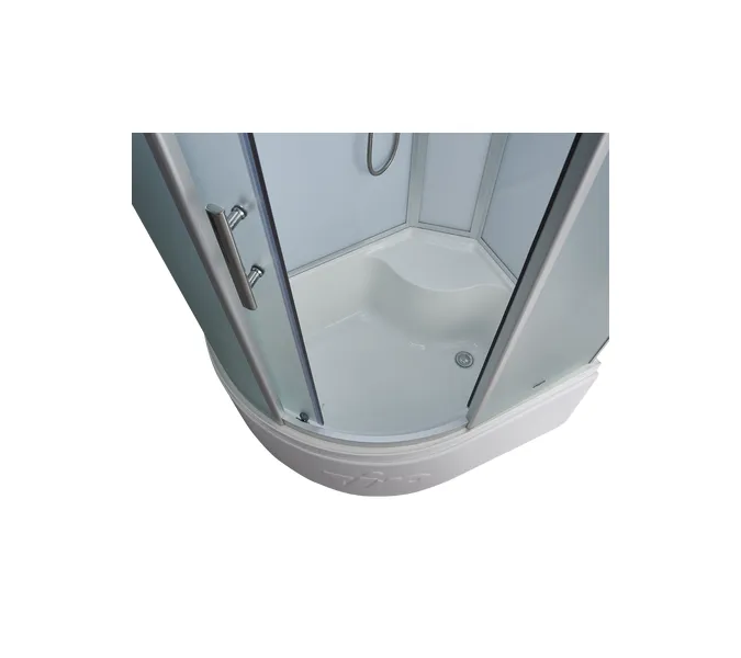 Душевая кабина асимметричная Timo STANDART T-6620S L/R высокий поддон, Цвет стекла: рифленое, Выбрать цвет: Хром, Выбрать размер: 120x85, Ориентация: Правая , Комплектация: без гидромассажа, изображение 3