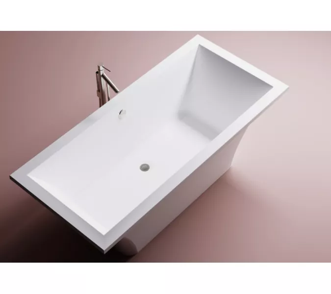 Ванна Astra-Form Лотус из литьевого мрамора 185х85 см, изображение 2