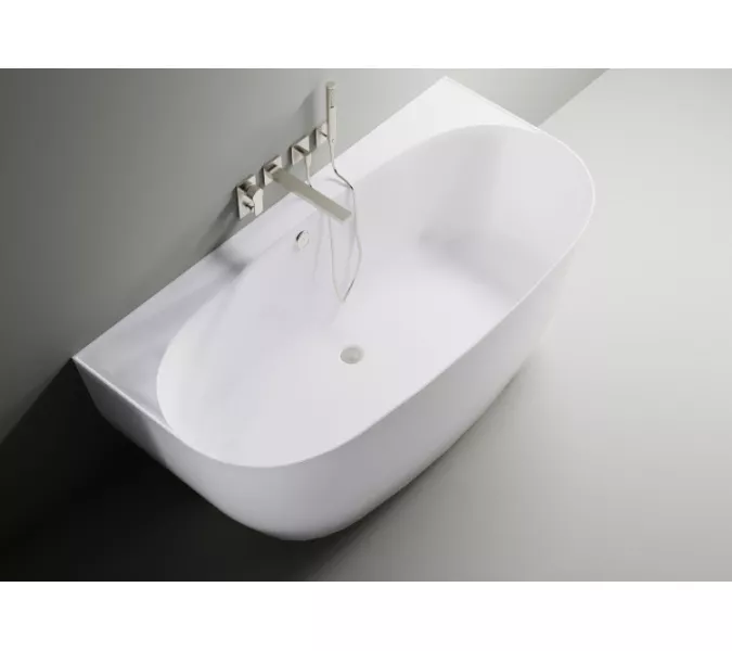 Ванна Astra-Form АТРИЯ 170х85 см пристеночная из литьевого мрамора, изображение 3