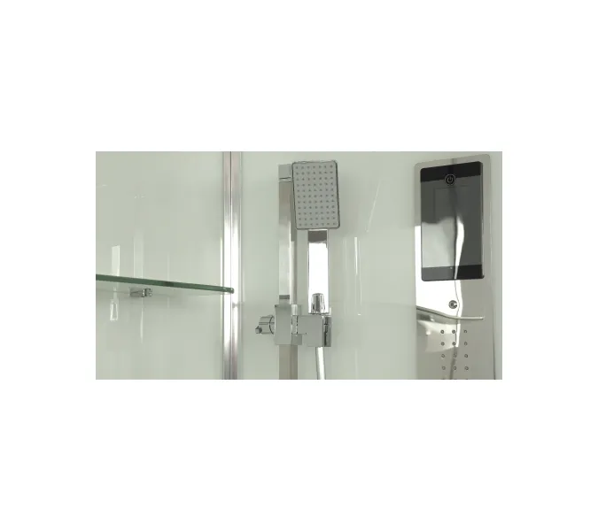 Душевая кабина четверть круга Timo Premium IMPI H-517, 100х100, Г/М, баня, электрика, хромотерапия, изображение 4