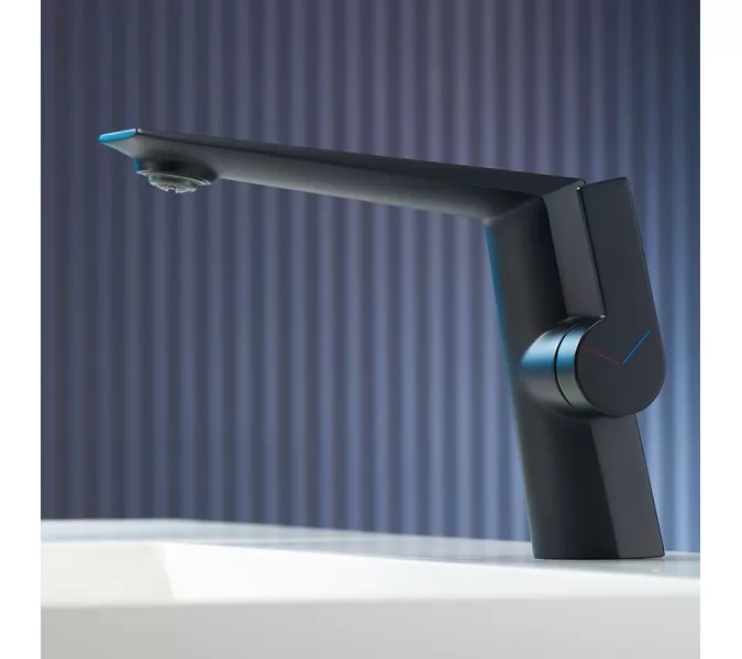 Смеситель для раковины ACWEN BN61B черный матовый, Выбрать цвет: Черный матовый